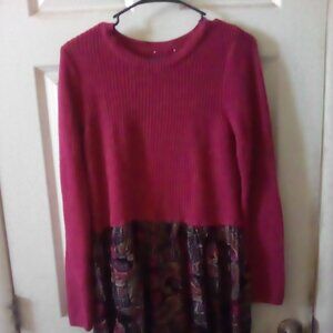 Westbound Red Sweater Dress